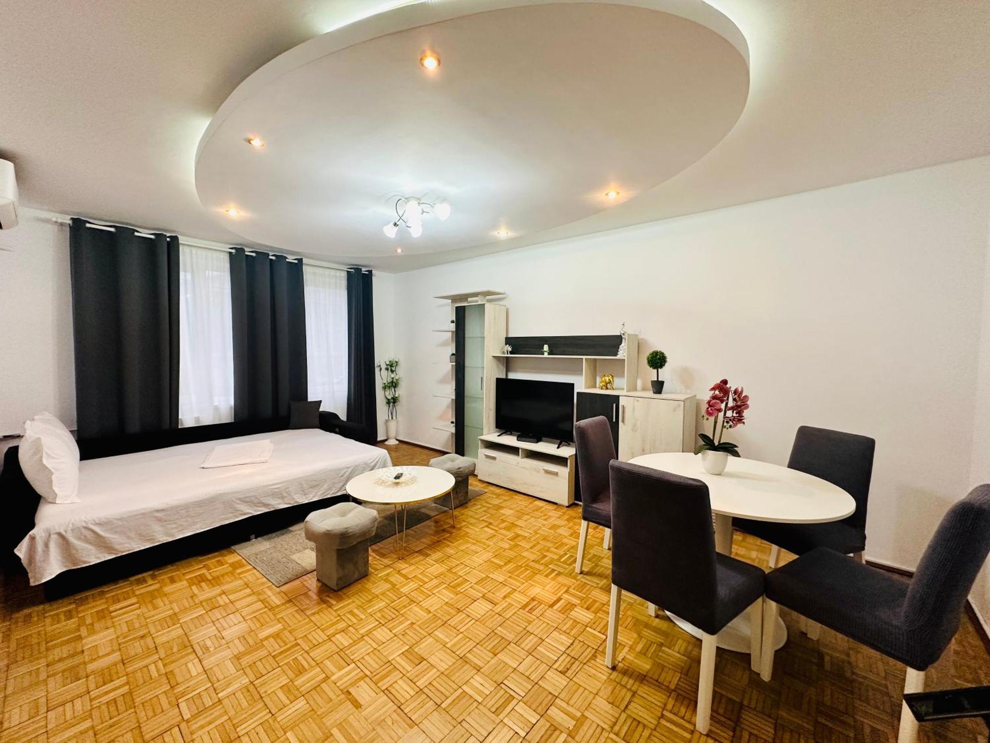 Chic Comfort 1Bdr With Landmark View - Concerthall Bucharest Exterior photo